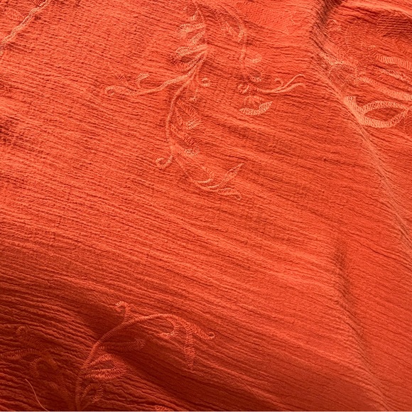 Orange 100 per cent cotton shirt - Picture 4 of 5